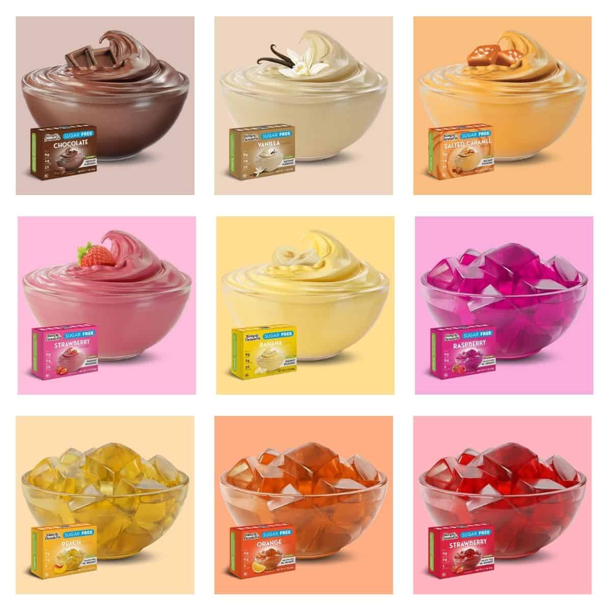 Simply Desserts Flavors