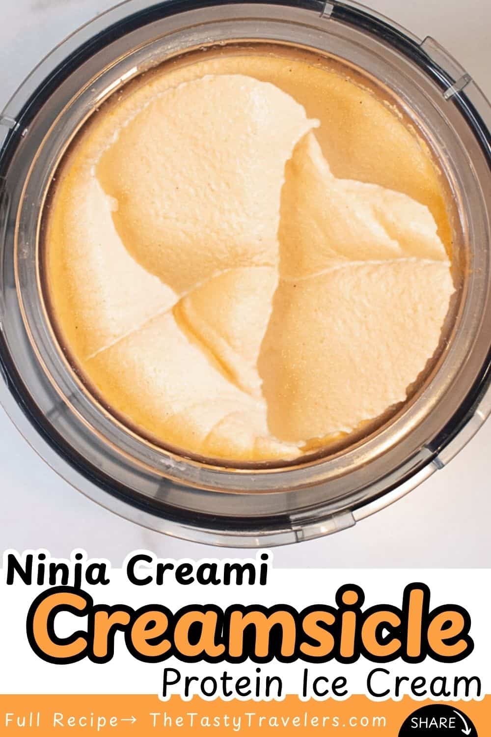 Ninja Creami Orange Creamsicle Protein Ice Cream