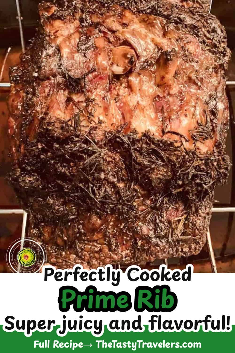 The Best Prime Rib Recipe Ever Pinterest image