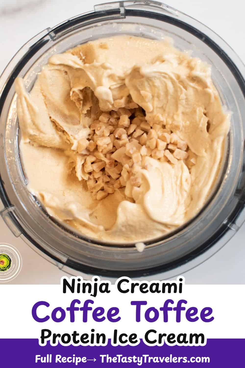 Ninja Creami Toffee Coffee Protein Ice Cream
