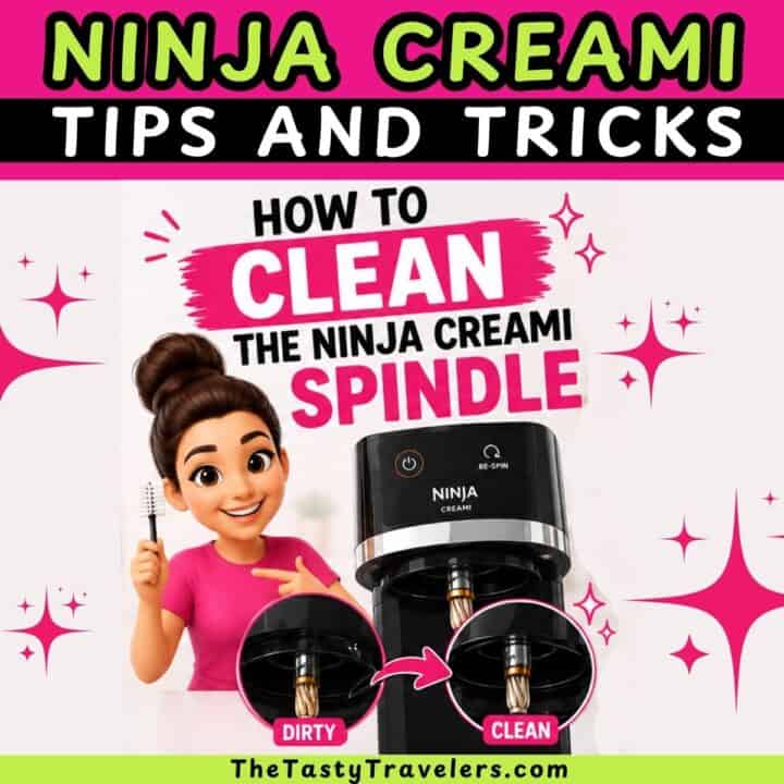 How to clean the ninja creami spindle with tips and tricks.