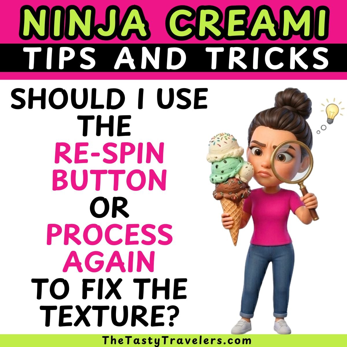 When to Use Re-Spin vs. Processing on Ice Cream Again in Ninja Creami