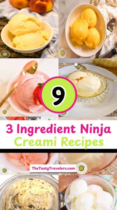 Delicious homemade ice creams made with 3 ingredients or less for Ninja Creami.