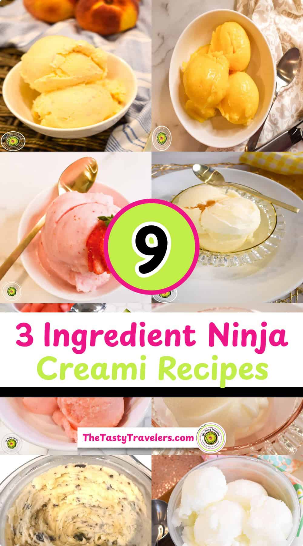 Delicious homemade ice creams made with 3 ingredients or less for Ninja Creami.