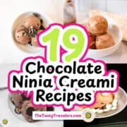 Chocolate Ninja Creami recipes for ice cream and protein treats.
