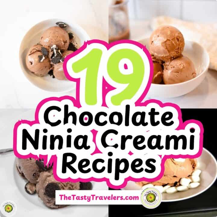 Chocolate Ninja Creami recipes for ice cream and protein treats.