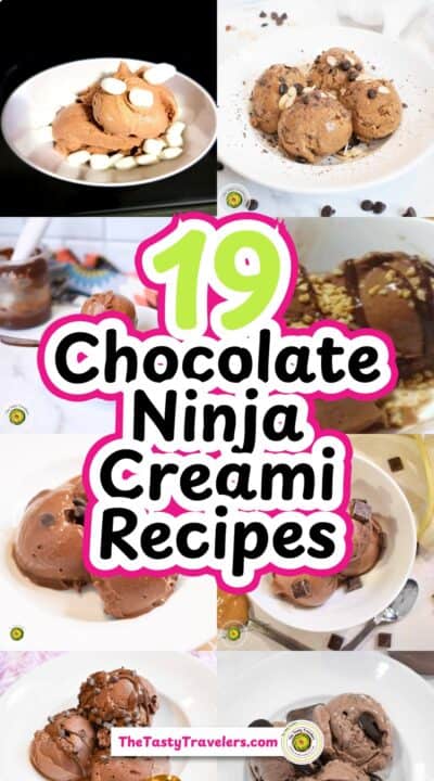 Assorted chocolate ice cream recipes from The Tasty Travelers blog.