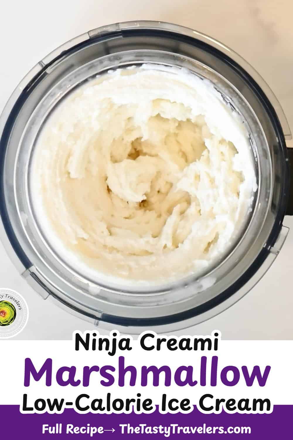 Ninja Creami Low Calorie Marshmallow Ice Cream