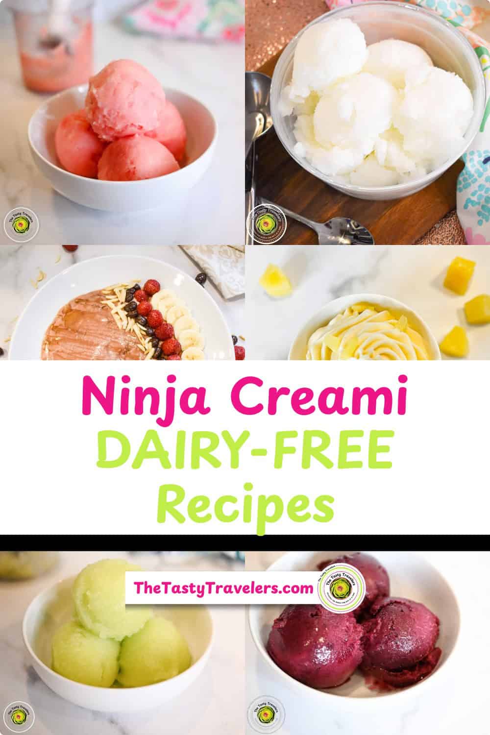Dairy-free Ninja Creami recipes for sorbet, gelato, and frozen treats
